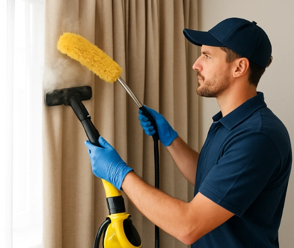 Trusted curtain steam cleaning technician Matty Curtain Cleaning south-penrith-nsw QLD