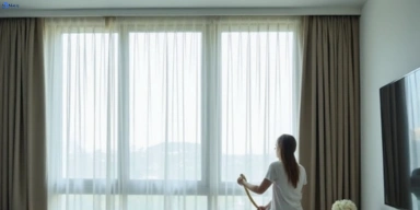 Delicate sheer drape cleaning south-penrith-nsw Matty Curtain Cleaning